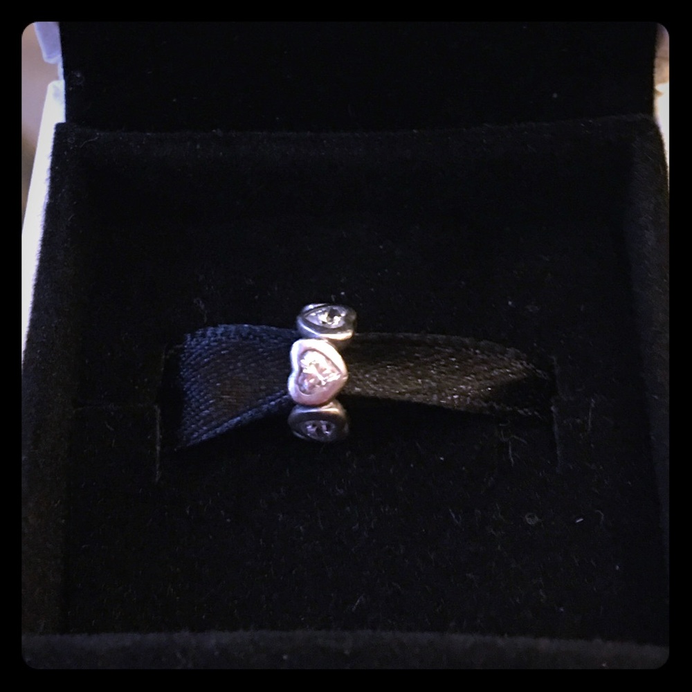 Authentic Retired SS In My Heart Pandora Spacer